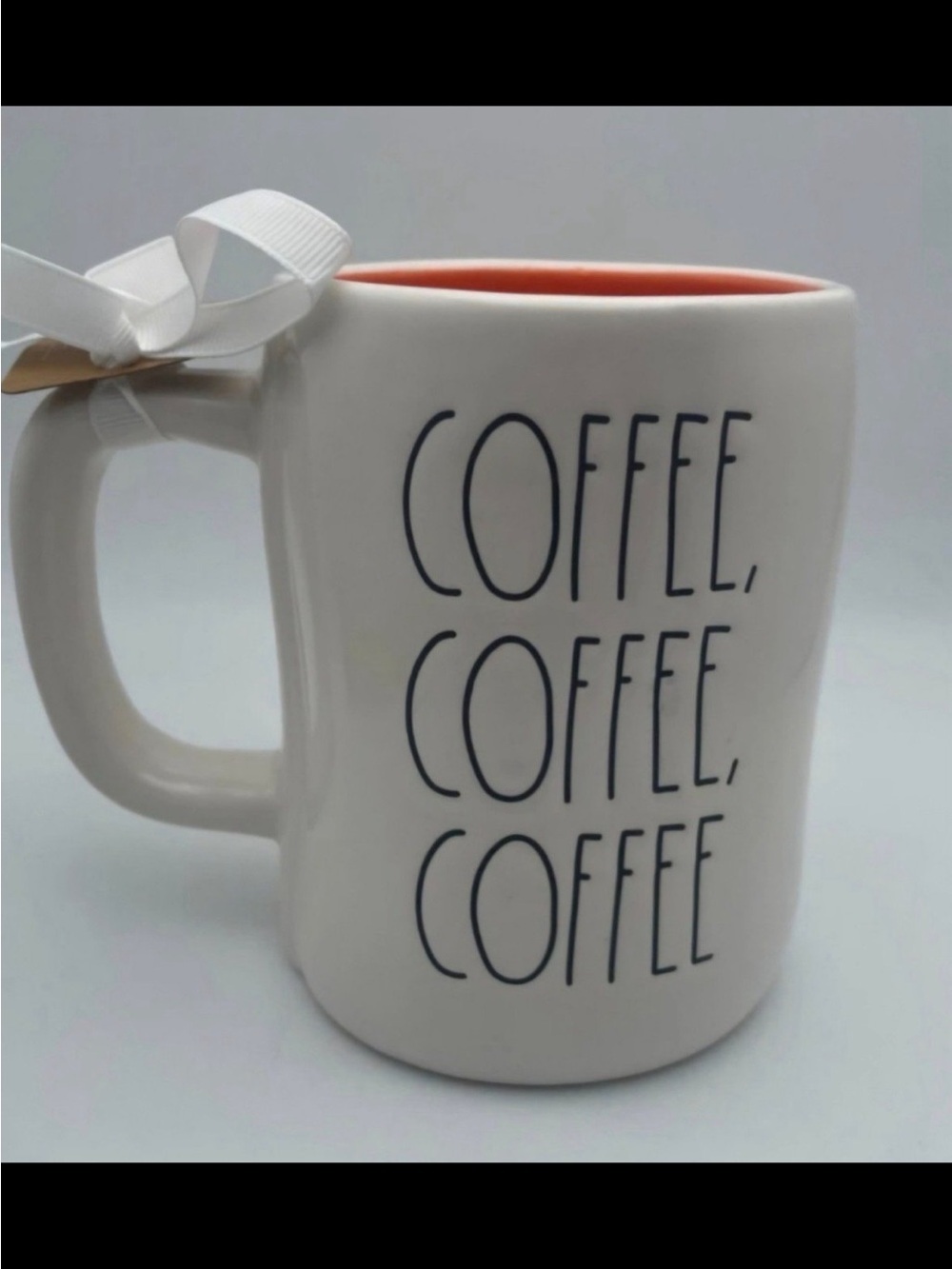 Rae Dunn Gilmore Girls Coffee, Coffee, Coffee Double sided Ceramic Mug